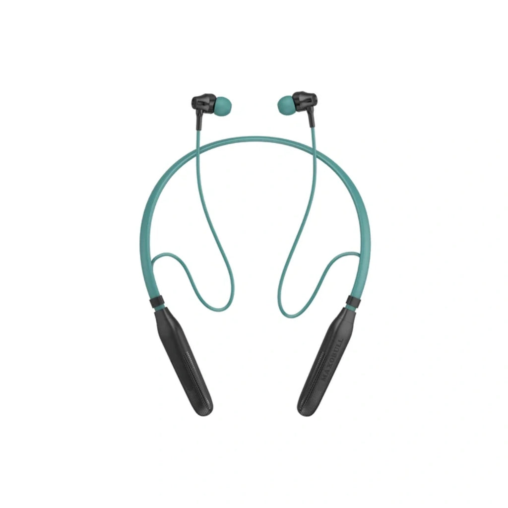 Maxobull Neo Neckband | 280mAh Capacity | 50hrs Music | 17hrs Talk | 250hrs Standby | 2hrs Charging Time | HD Microphone for Clear Voice Quality