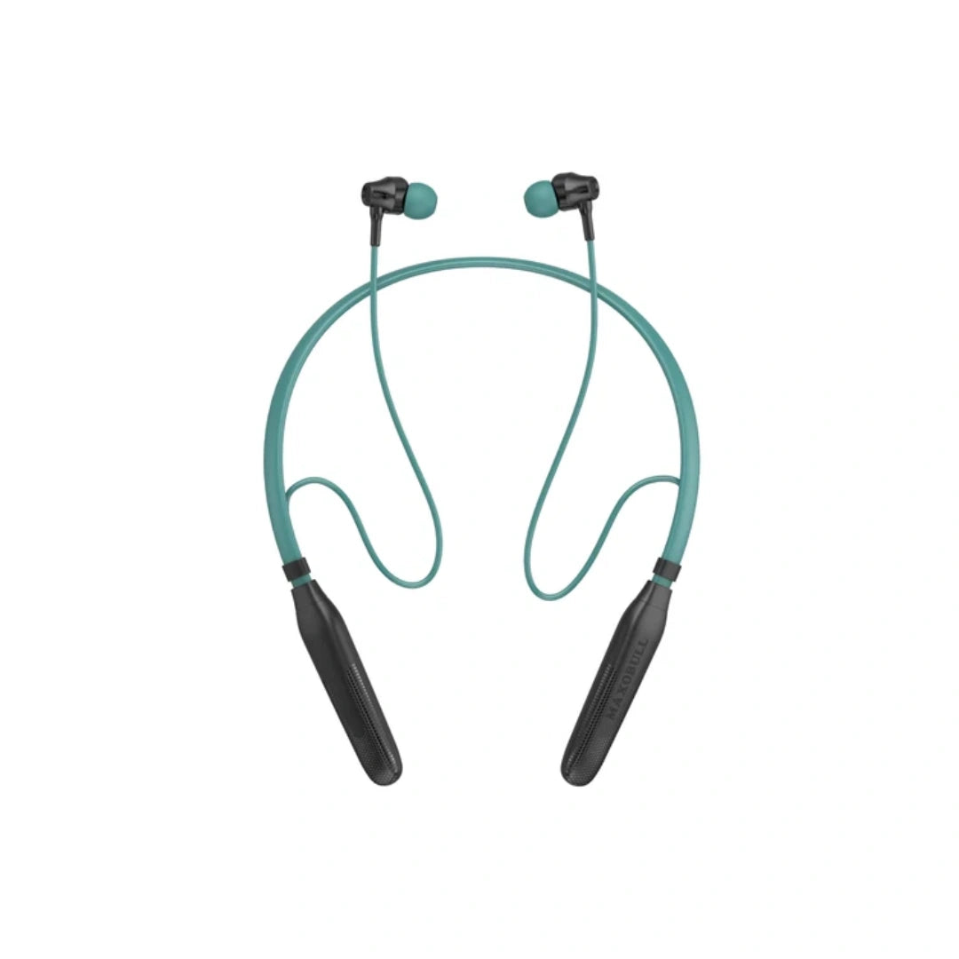 Maxobull Neo Neckband | 280mAh Capacity | 50hrs Music | 17hrs Talk | 250hrs Standby | 2hrs Charging Time | HD Microphone for Clear Voice Quality