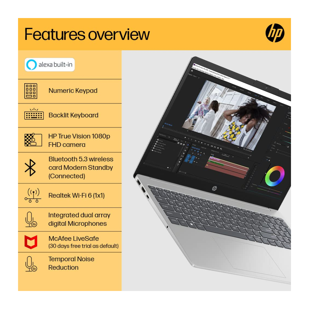 HP 15s-FC0028AU (Ryzen 5/ 8GB/ 512GB SSD/ Win 11) Laptop