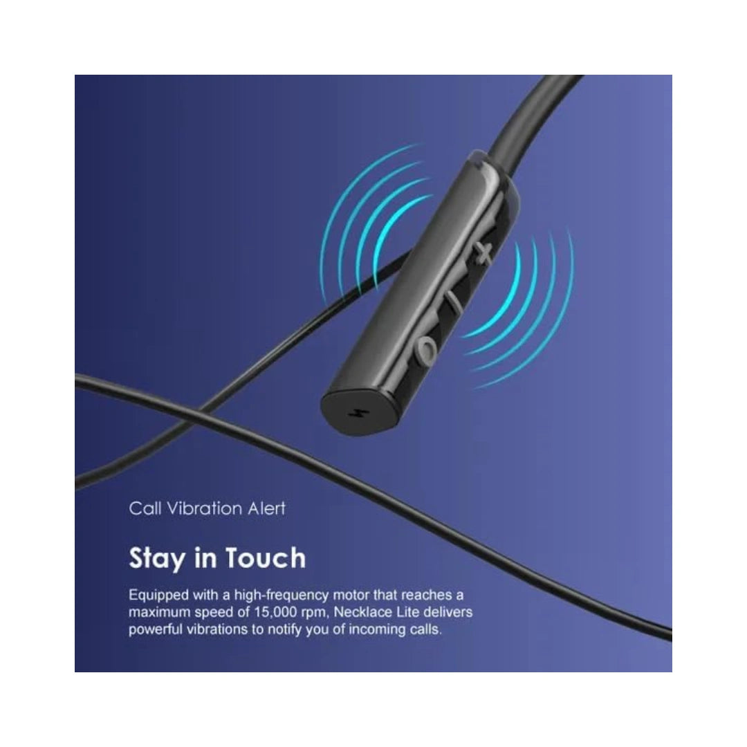Oraimo Necklace Lite OEB-311 Neckband | IPX4 Water Resistance | Bluetooth v5.3 | 30 hrs Playtime | Noise Cancallation in Calls | Call Vibration Alert | Dual Device Connection