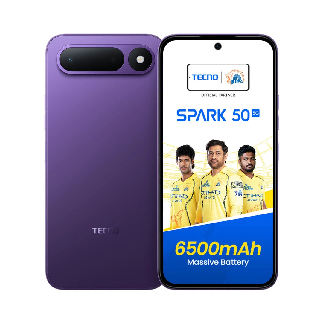 Tecno Spark 50 5G | 120Hz 6.78 inches Display | Mediatek Dimensity 6400 | 50MP Main Camera | 8MP Front Camera | 6000mAh Battery | IP64 Pro Water Resistance