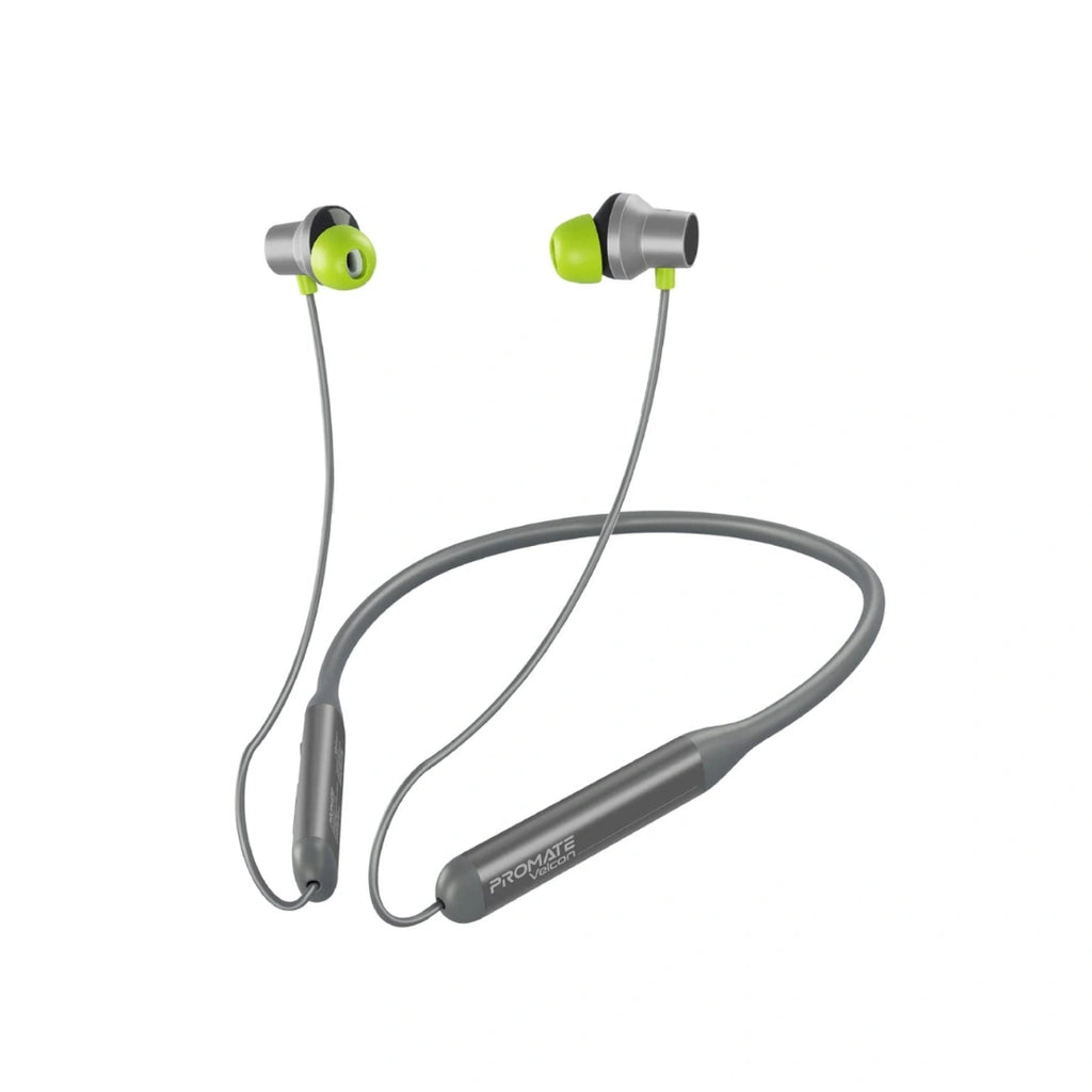 PROMATE VELCON Neckband | Active Noise Cancellation (ANC) | IPX4 Water Resistance | Super Stereo Sound | Dual Mode | Ambient Sound Mode
