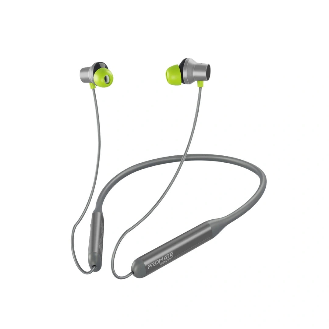 PROMATE VELCON Neckband | Active Noise Cancellation (ANC) | IPX4 Water Resistance | Super Stereo Sound | Dual Mode | Ambient Sound Mode