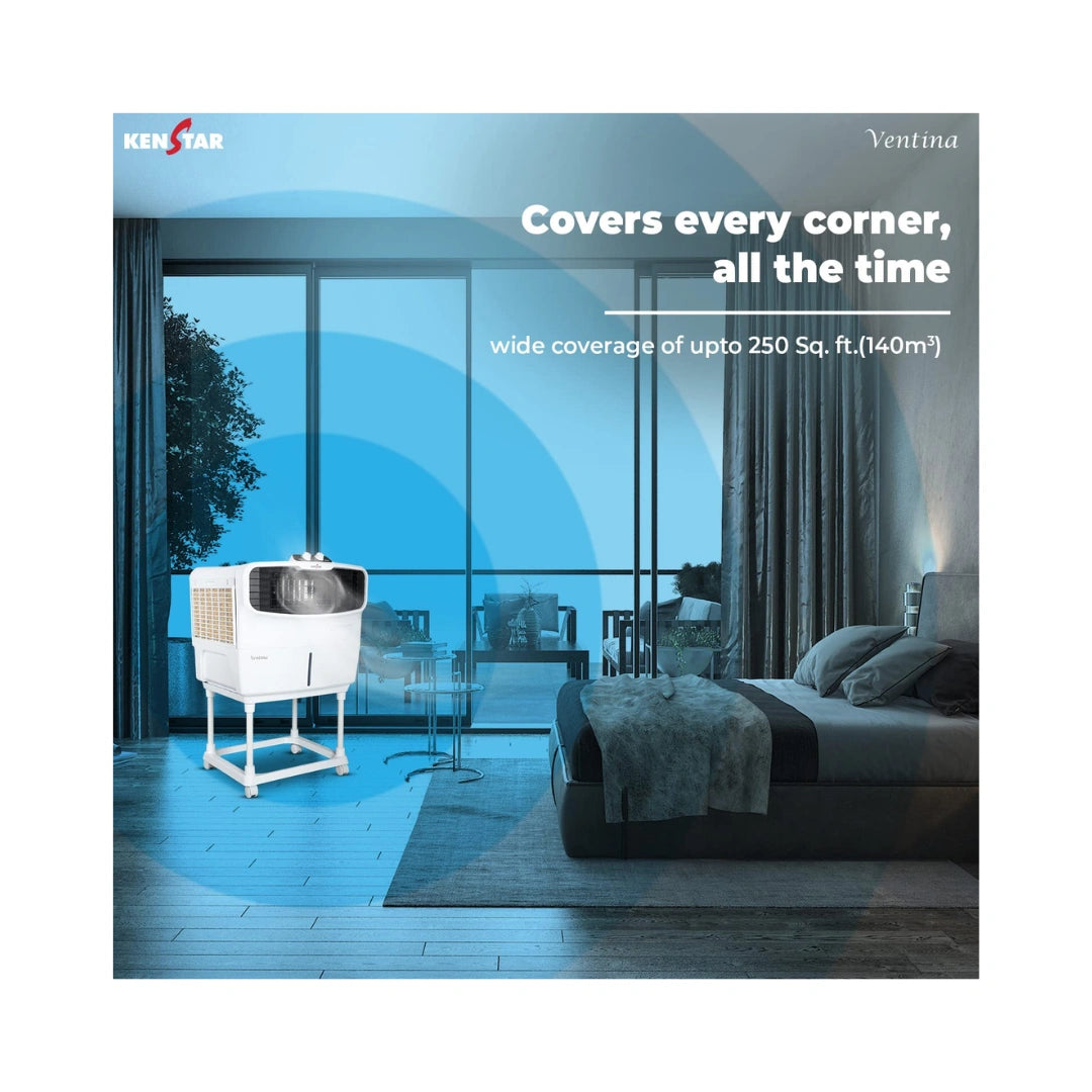 Kenstar Ventina 60 Window Air Cooler for Home - Inverter Compatible | POWER-PACKED PERFORMANCE | COST-SAVING COOLING | CHILL YOUR SUMMERS |