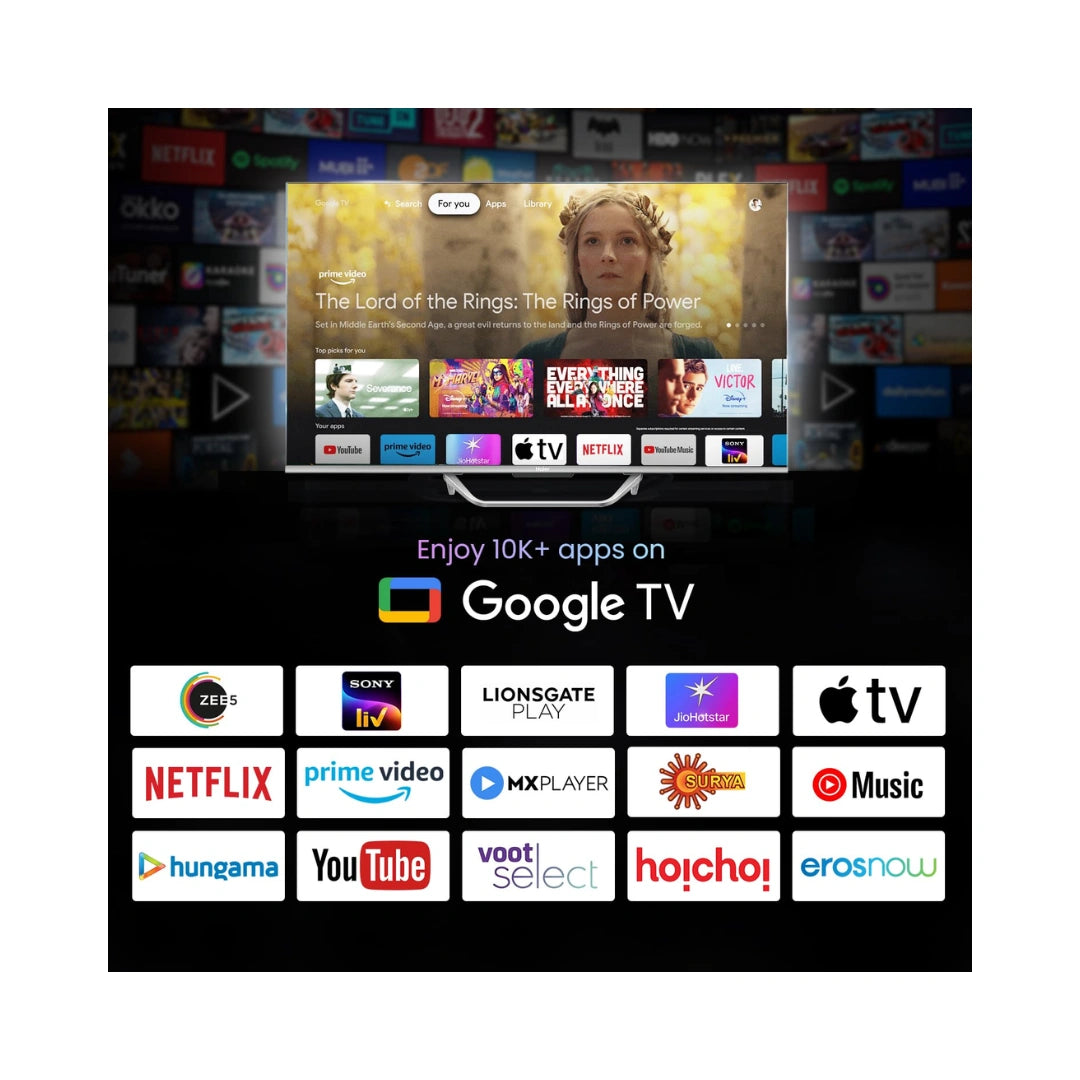 Haier | QLED Google TV 75Inch | With Dolby Vision Atmos | Screen Resolution 3 Angular | Image Aspect Ratio 16:09