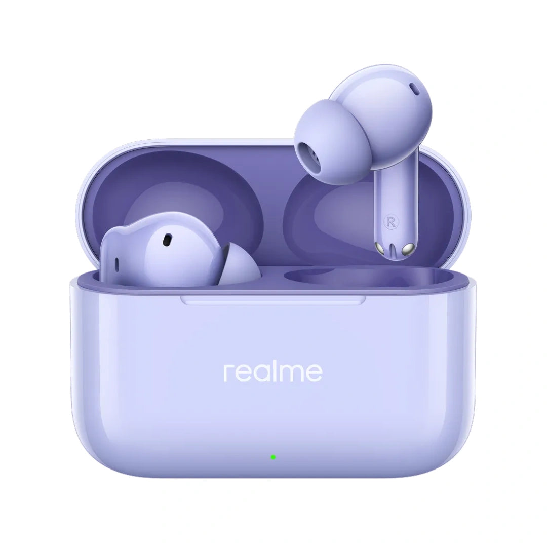 Realme Buds T200 |True Wireless Earbuds | Bluetooth v5.4 | Water Resistance | 3D Spatial Audio Effect | 50 hrs Of Playback | Active Noise Cancellation | Dynamic Audio