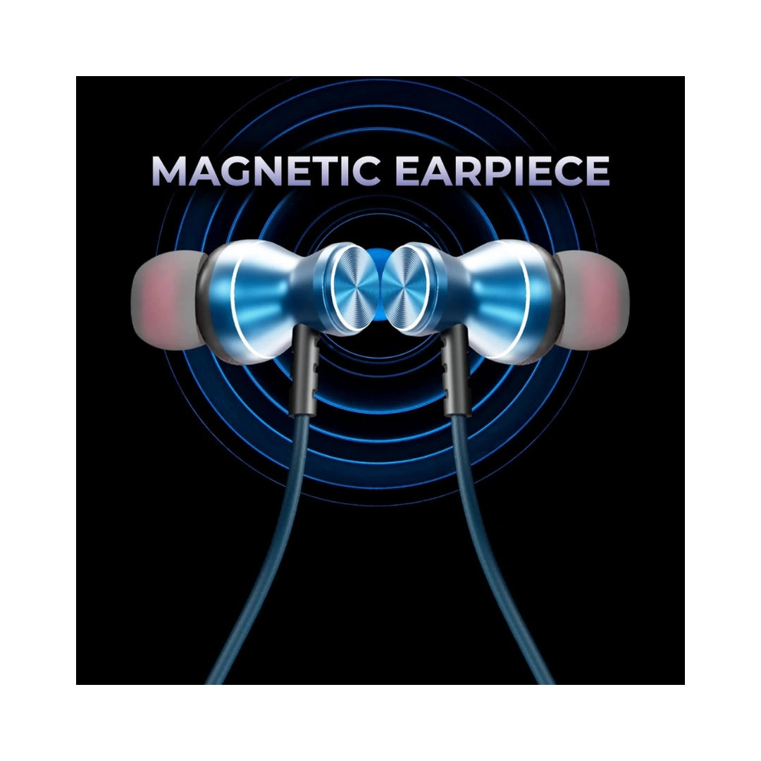 GIZMORE MN225 LUXE Neckband | Pure Deep Bass | Magnetic Earpiece | 25H Long Playtime | Water Resistance