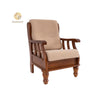Goodwood JK-HIGH BACK 3+1+1 Sofa | Premium Fabric | Frame Material: Rubber Wood |