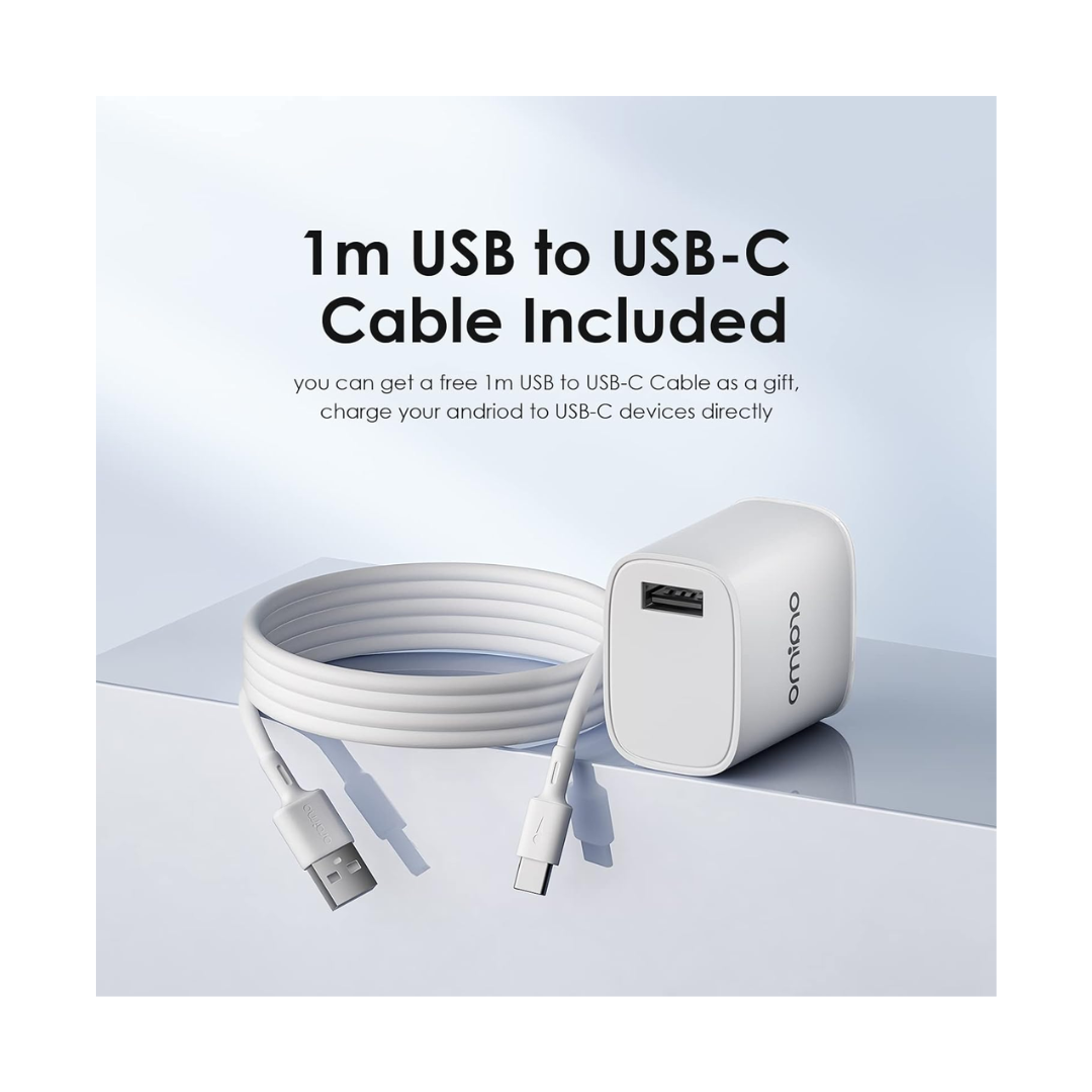 Oraimo 18W Type-C Fast Charger - 1 m Length USB Type-C Cable