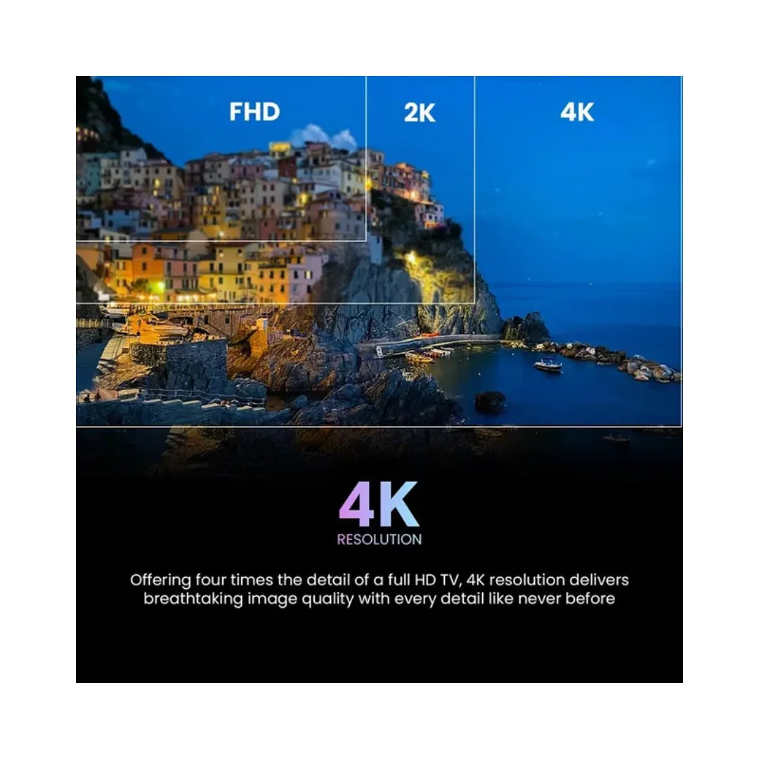 Haier 85 inch H85M80FUX Smart TV | Dolby Vision | HDR 10HLG Picture Technology | 6000:1 Contrast Ratio | 60Hz Refresh Rate | Hands Free Voice Control