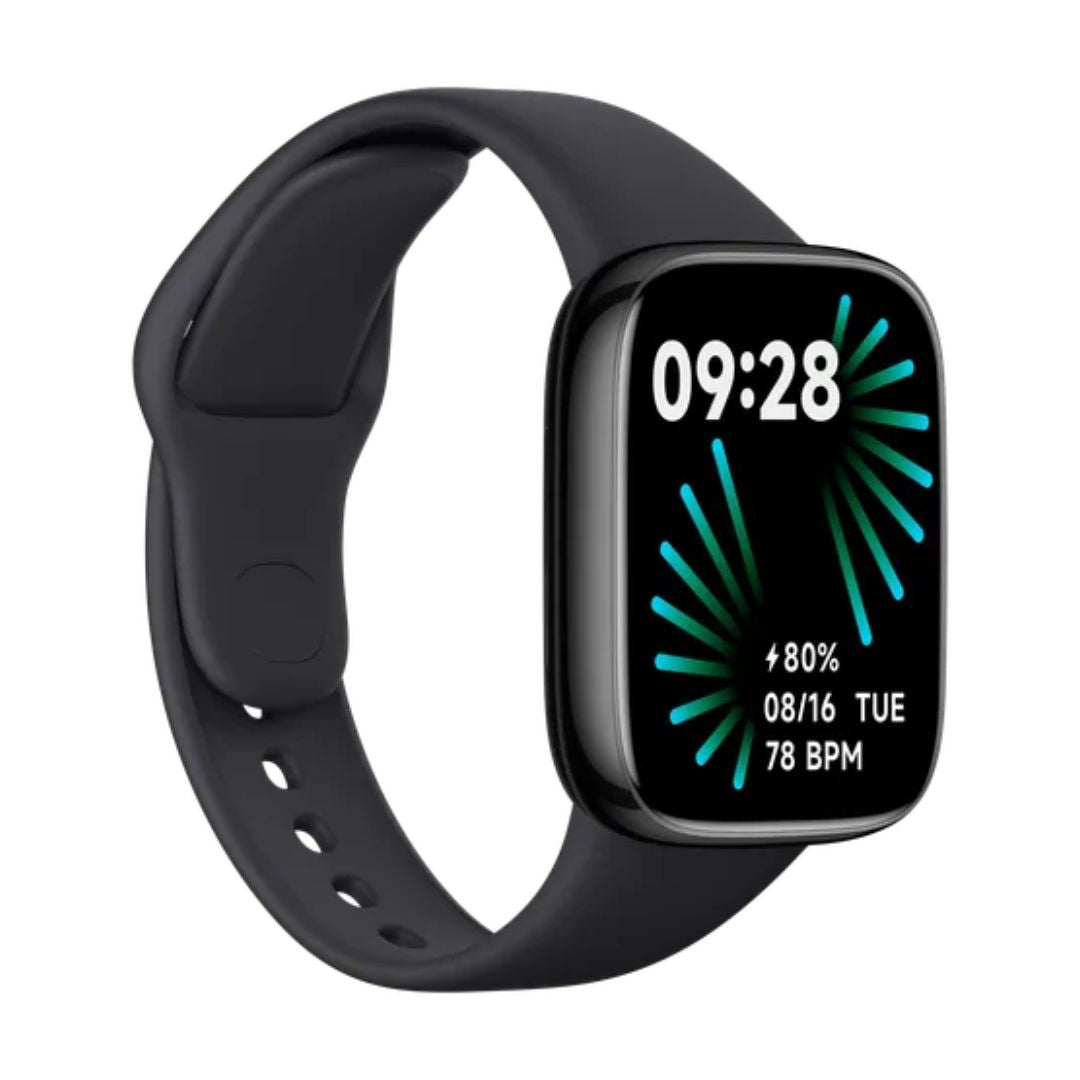 Redmi Smart Watch 3 Active Black| 1.83 Inch Big LCD Display, 5ATM Water Resistant, 12 Days Battery Life, GPS, 100+ Workout Mode, Heart Rate Monitor, Full Scale Fitness Tracking.