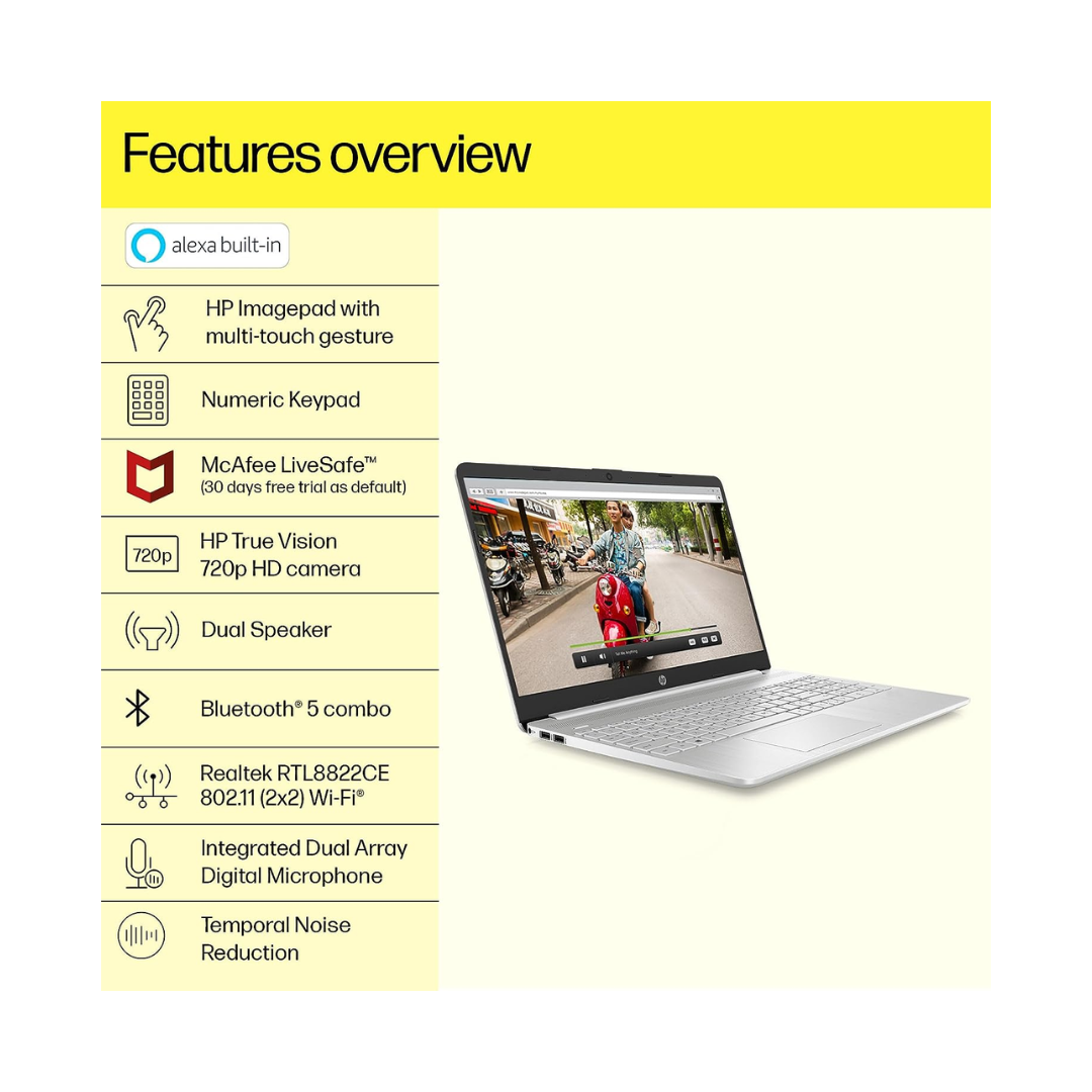 HP 15s - Webcam - Connectivity