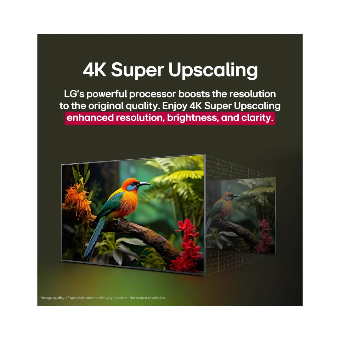 LG 55 inch 55UA82506LA.ATR Smart TV | 4K UHD Display | 60Hz Refresh Rate | webOS 25 | α7 AI Processor 4K Gen8 | α7 AI Sound Pro