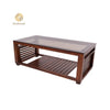 Goodwood 12LC003 TEAPOY | Mahagony | Glass Top