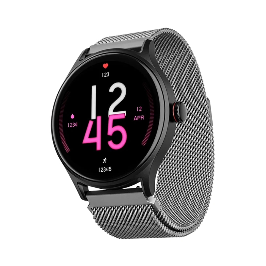 BoAt Lunar Vista | 1.52" (3.86cm) Vivid Round Display | 550 nits Brightness | IP68 Dust, Sweat, Splash Resistance | 100+ Cloud Watch Faces | AI Voice Assistant