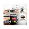 Prestige Svachh Pressure Cooker 3 L | Gas Stovetop Compatible | Induction Compatible Base