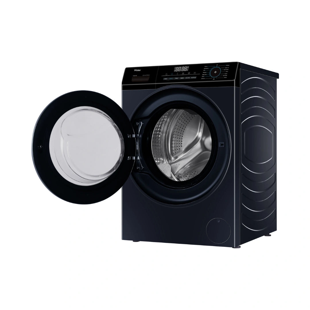 Haier 8 Kg 5 Star Front‑Load Fully Automatic Washing Machine | Inverter BLDC Motor | Steam Wash | 15 Wash Programs