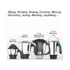 Vidiem MG 541 A VSTAR Evo Plus 750 Watts Mixer Grinder with 4 Jar |  5 Years Warranty on Motor • 2 Years Warranty & Product