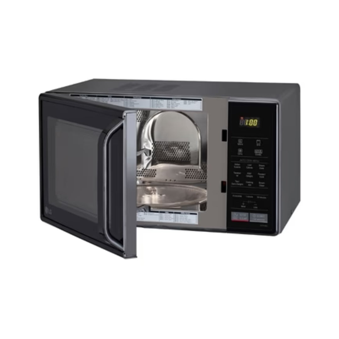 LG 21 L All In One Convection Microwave Oven | Stainless steel cavity |  Touch Key Pad (Membrane) | True baking, Defrost vegetables or non-veg |  Chatpat Corner, Tea/Dairy Delight