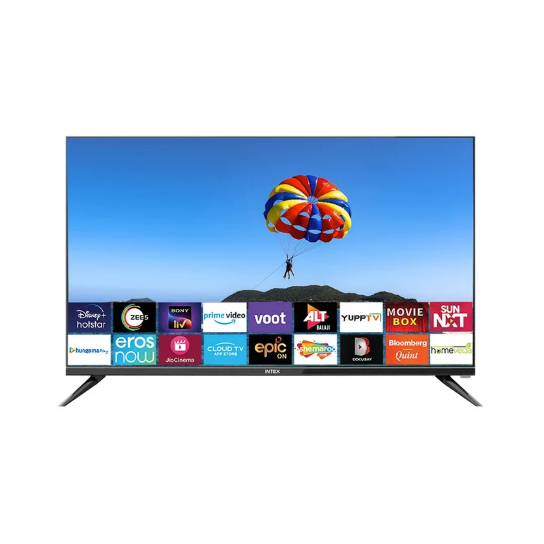 INTEX 43 inch SFF4312 LED TV | Full HD Display With 1920 x 1080 Resolution | Powerful Speakers with Supreme Sound | Certified Cloud TV with ADSIP Technology