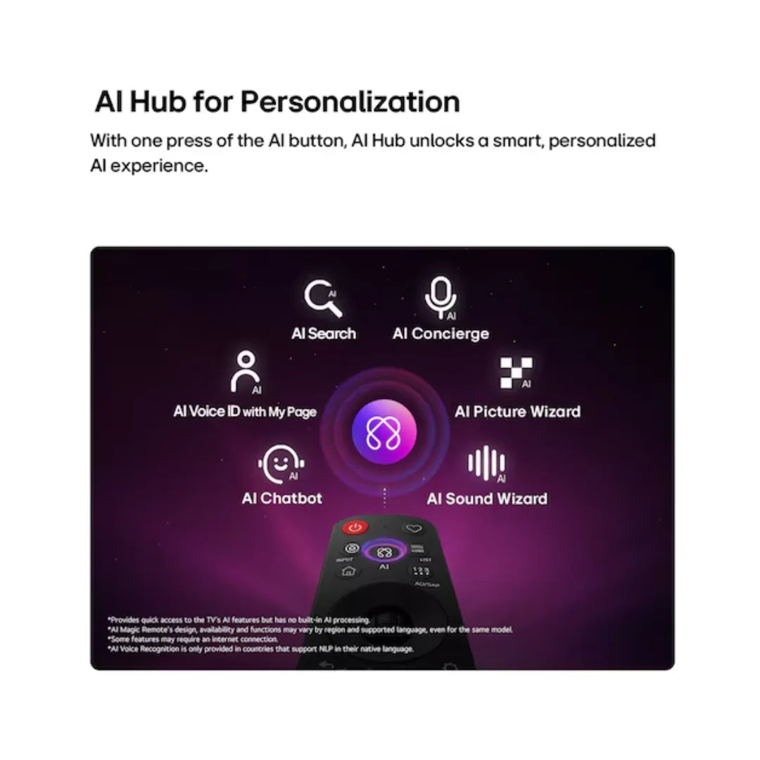 LG 32 inch 32LB651BPLA.ATR Smart TV | webOS 26 | AI Sound Pro | Game Optimizer | Alpha 5 AI Processor Gen9 | 2.0 Channel Speaker System