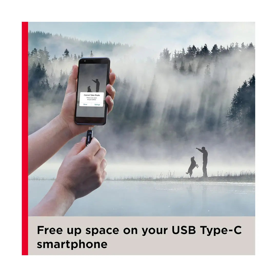 SanDisk 64GB OTG - Pendrive - Compatible With Type-C Smartphone