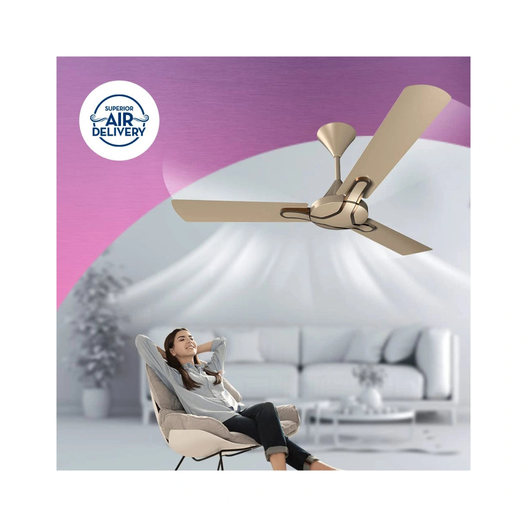 Crompton High Speed Ceiling Fan | Regulator Compatible | ‎High Velocity |