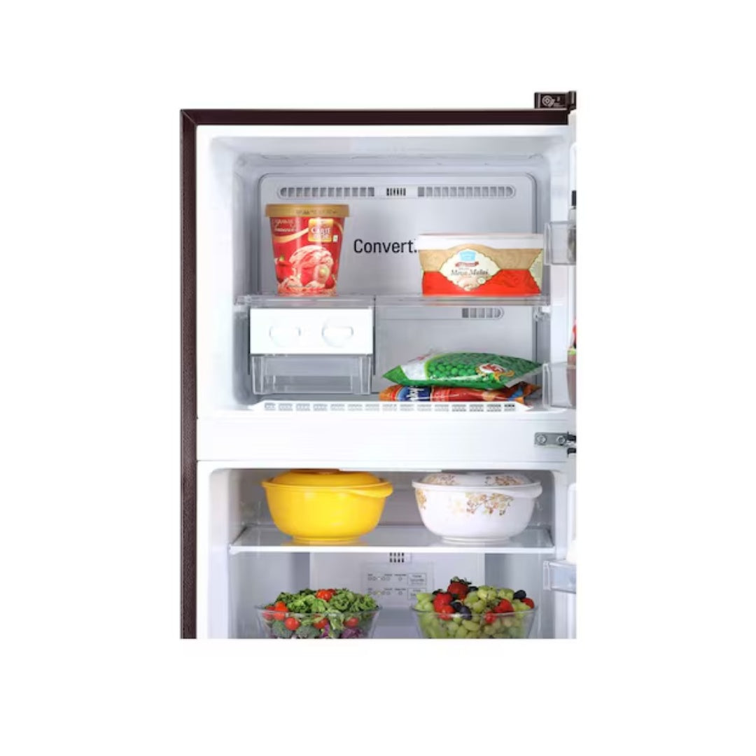 LG 240L, 2 Star Double Door Refrigerator with Smart Inverter Compressor