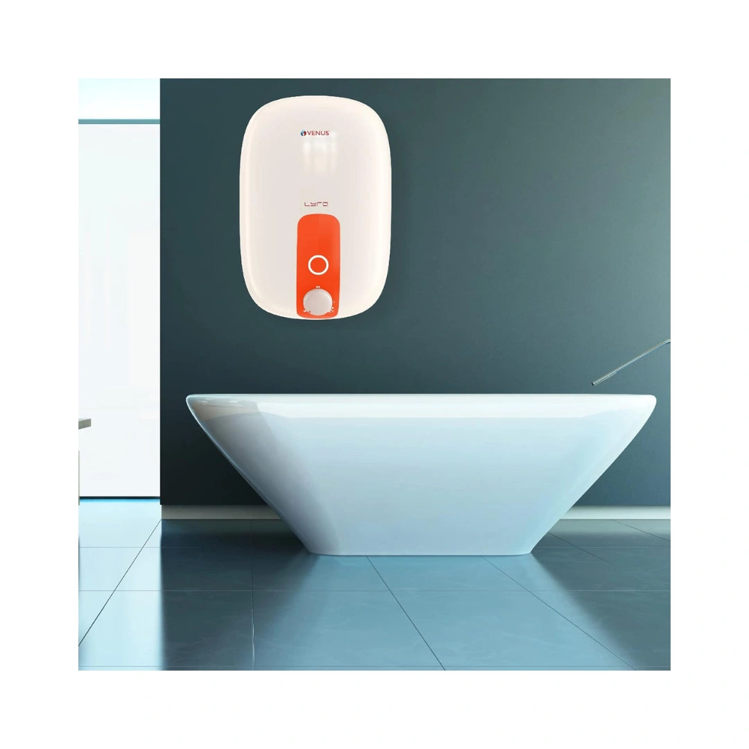 Venus Lyra 15 Litres Storage Water Heater | Suitable For large Wall Spaces | Storage Useful for Bathroom |  15 L Greater the Capacity |