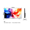 Haier 55'' Smart Google TV | 4K Resolution | Refresh Rate 60Hz | 3D Surround Sound, Dolby Atmos | 4 HDMI Ports