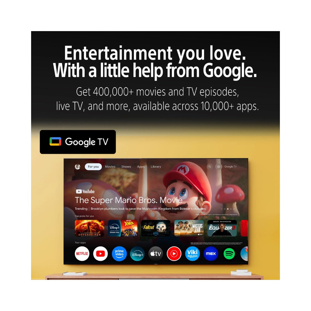 Sony BRAVIA 2 43 Inch 4K UHD Smart LED Google TV | HDR10 & HLG Support | 4K Processor X1 with X Reality PRO | 60 Hz Refresh Rate | Gaming Features Available
