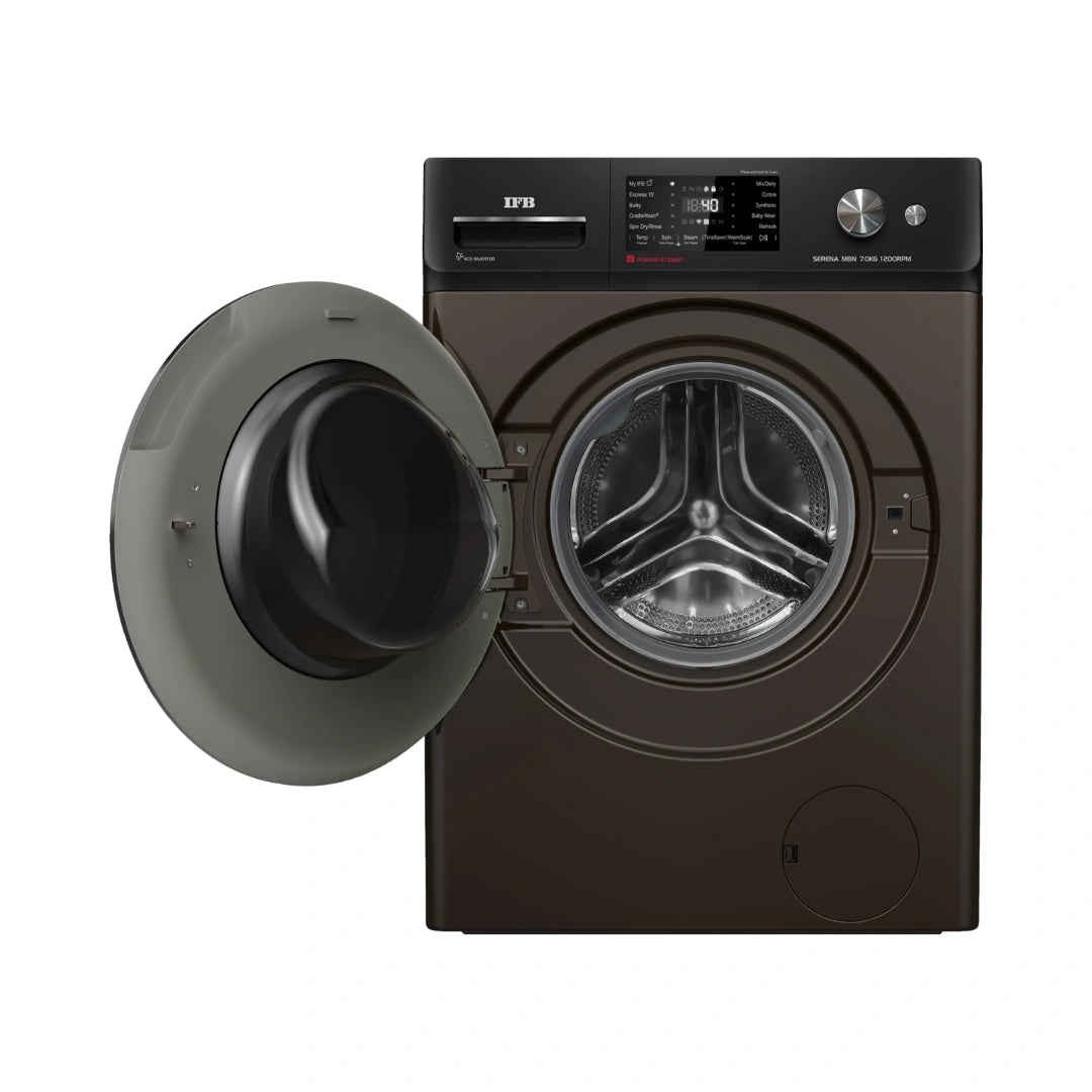 IFB 7 Kg 5 Star Serena Fully Automatic Front Load Washing Machine | Steam Refresh | Eco Inverter Motor | Powered By AI