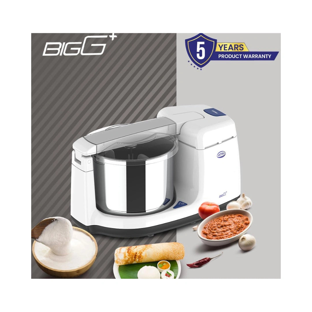 Elgi Ultra BIGG + 2.5 LTR Wet Grinder | AISI 304 STAINLESS STEEL | 150-WATT MOTOR