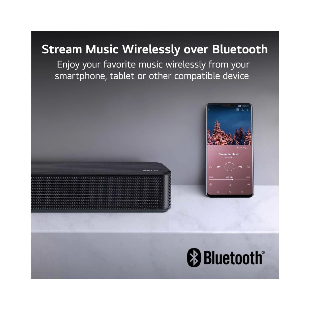 LG Soundbar for TV featuring Bluetooth Streaming and Surround Sound Speakers | DTS Digital Surround | Dolby Digital