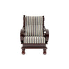 Heritage Meanwal 3 + 1 + 1 Teakwood Sofa | Premium Fabric | Teak Wood |