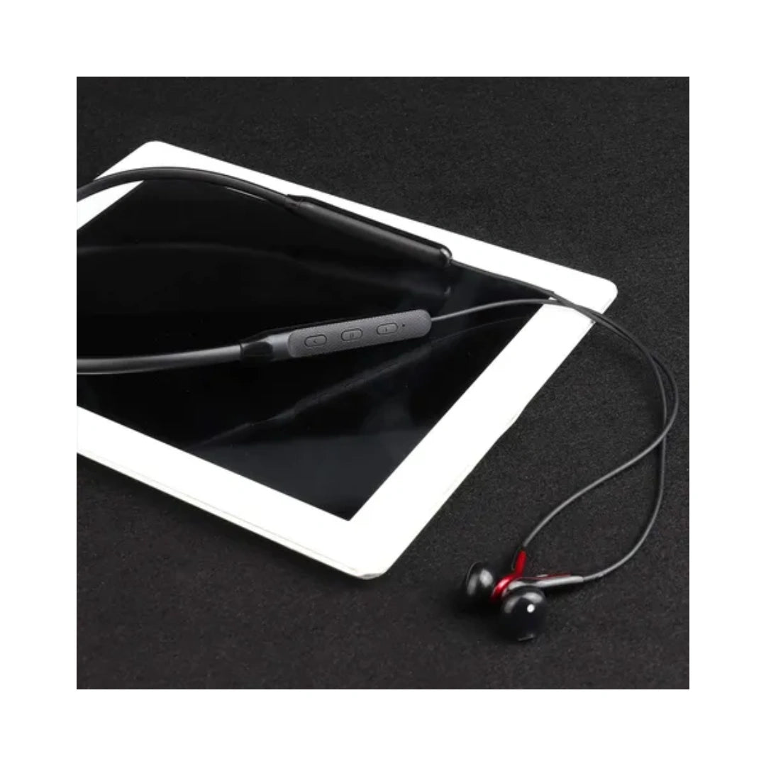 GIZMORE MN220 Neckband | IPX4 Water Resistance | Active Noise Cancellation | High Bass Sound | 360 degree Surround Stereo Sound