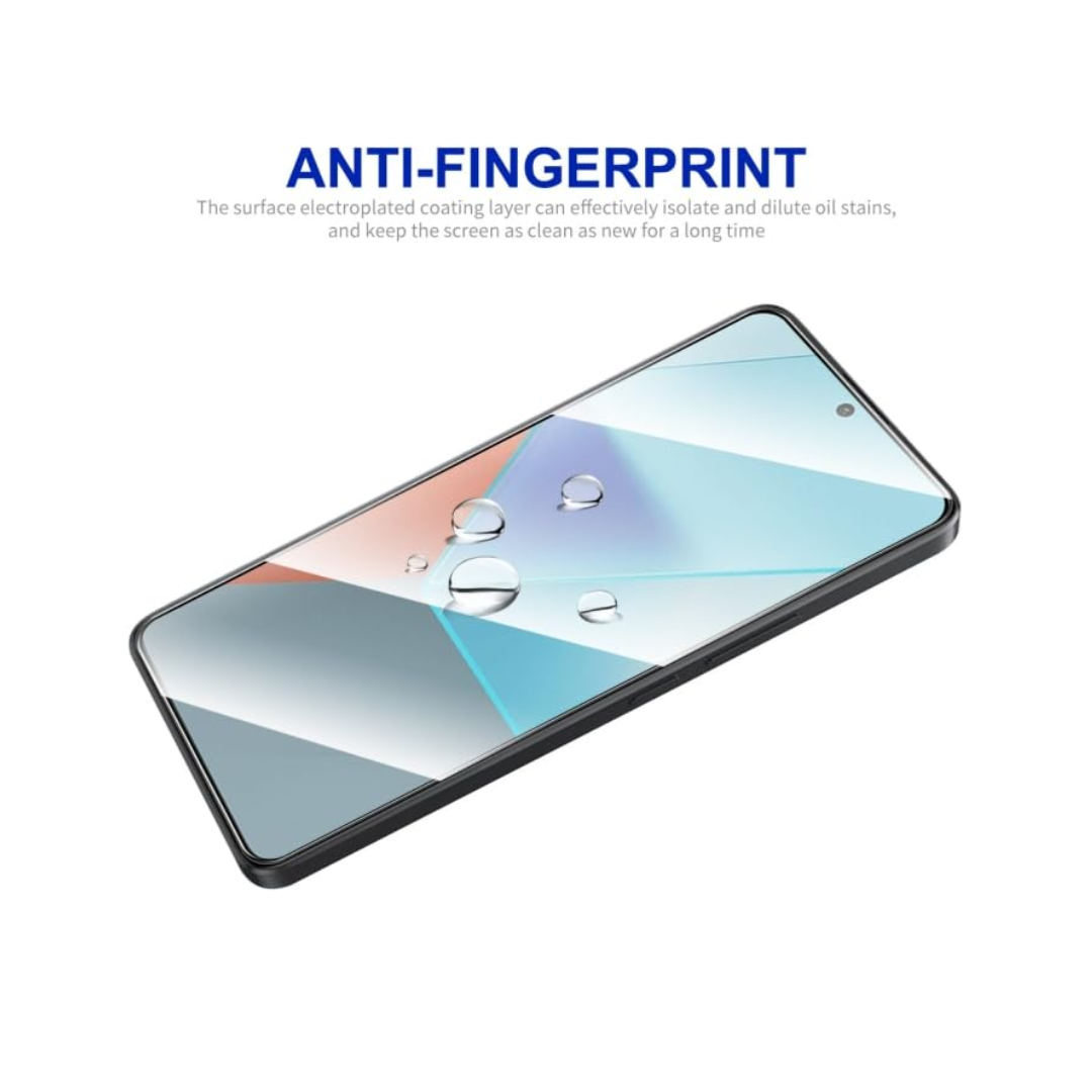Redmi Note 13 Pro 5G - Full Tempered Glass - Anti Fingerprint