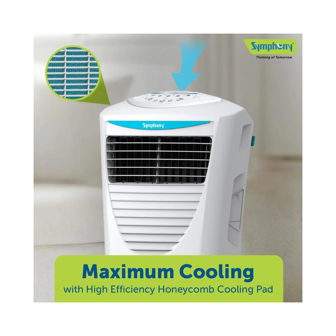 HiCool 45i Room Air Cooler | Remote Control With Timer | Honeycomb Pad | Cool Flow Dispenser For Uniform Cooling |