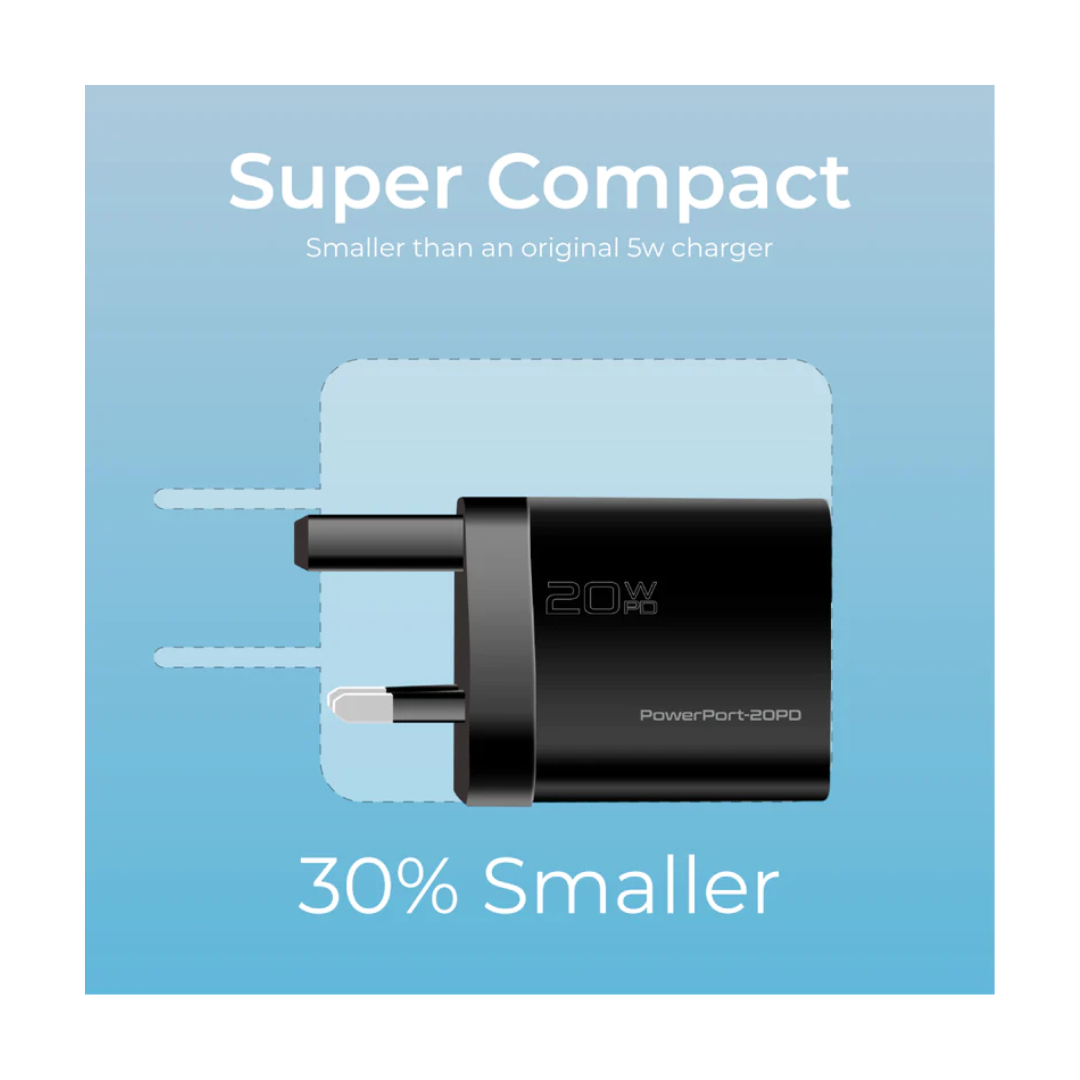 Promate 20W PD Adapter - Super Compact