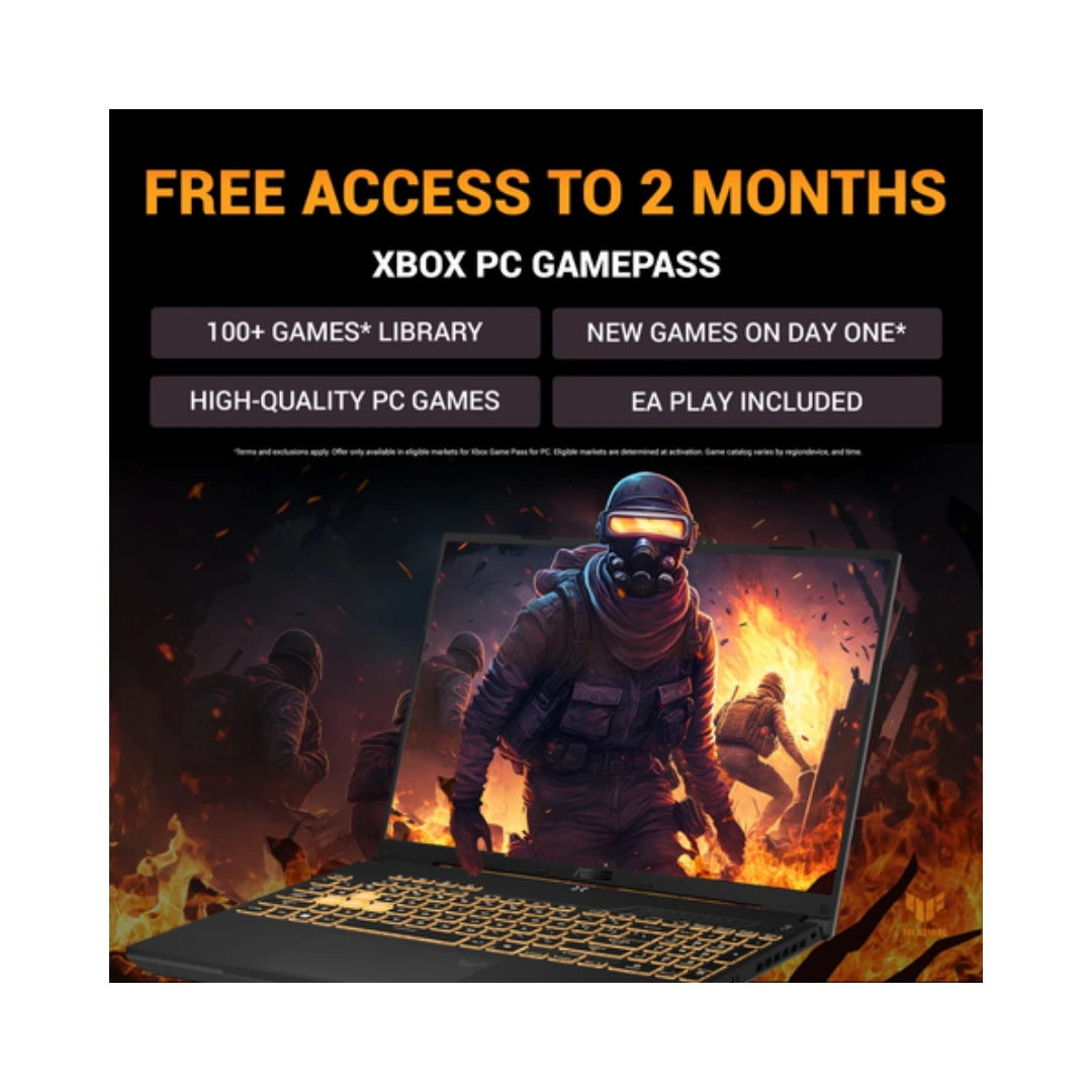 ASUS TUF Gaming A16 FA607NUQ-RL208W | AMD Ryzen™ 7 170 Processor | 8GB DDR5-4800 SO-DIMM RAM | 512GB PCIe® 4.0 NVMe™ M.2 SSD | 40.64cms (16) FHD+ Display | AMD Radeon™ Graphics