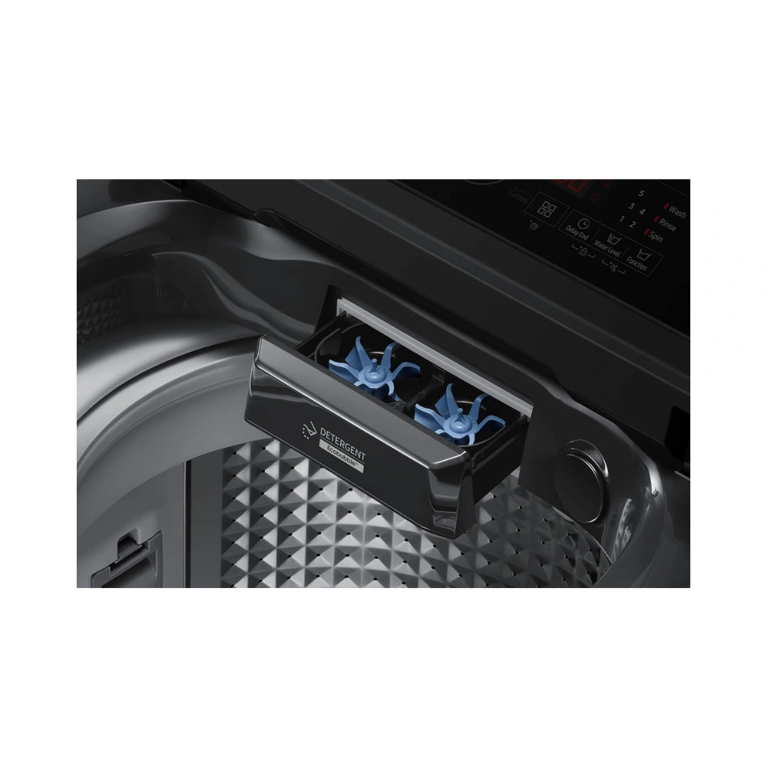 Samsung | 8Kg Fully Automatic Top Load Washing Machine | Ecobubble | Digital Inverter Motor | Rear Control Panel