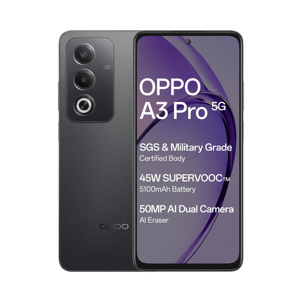 Oppo A3 Pro 5G (8GB RAM, 256GB Storage) | 6.67” HD+ 120Hz Refresh Rate Screen | 45W SUPERVOOC| with No Cost EMI / Additional Exchange Offers