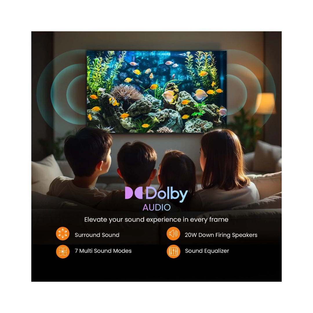 Haier (43 Inches) FHD Google TV | Stereo Speakers | 60Hz Refresh Rate | Advanced Quad-Core Powerful CPU |