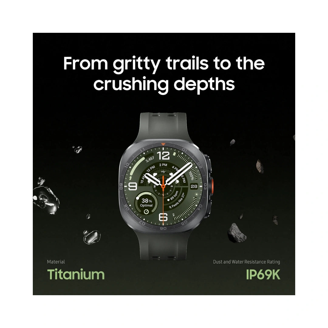 Samsung Galaxy Watch Ultra2 4.7MM | 3 nm Processor | Up to 5000 nits Display Brightness | 800mAh Up to 60 hrs | L1+L5 Dual-Frequency GPS