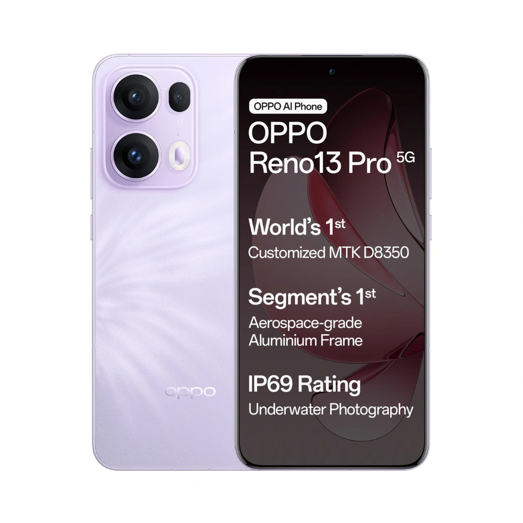 Oppo reno 13 pro | Mediatek Dimensity 8350 | AMOLED Display | Dual SIM | 5800mAh Battery
