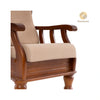Goodwood JK-HIGH BACK 3+1+1 Sofa | Premium Fabric | Frame Material: Rubber Wood |