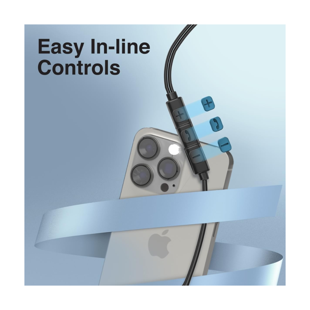 Promate Silken-C Wired Eraphone - In-line Control