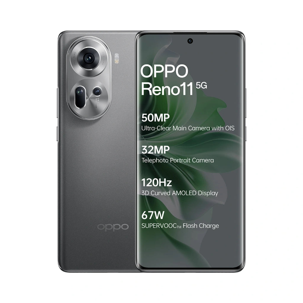 Oppo Reno 11 5G |  AMOLED Display | Mediatek Dimensity | 50MP Triple Rear Camera | 32MP Front Camera
