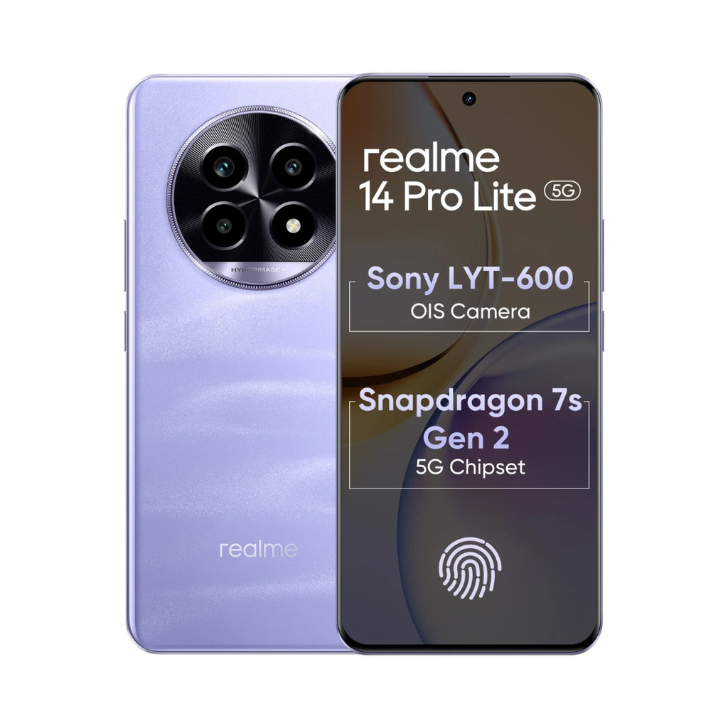 Realme 14 Pro Lite 5G | OLED Display | Qualcomm Snapdragon Processor | 50MP Rear Camera|  32MP Front Camera| 5200 Mah battery