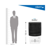 Stylo 55 liters Personal Air Cooler | ABS Fan Blade | Castor Wheel | 4 Way Air Deflection|